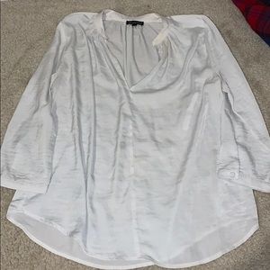 White V neck blouse